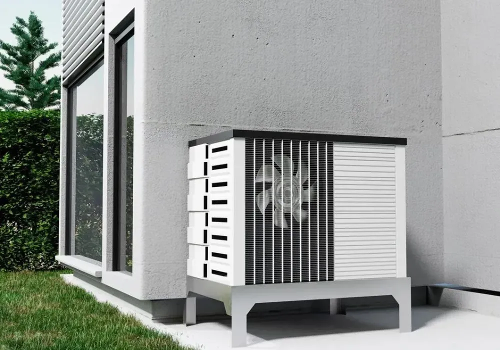 James from Accolade Heating reviewing commercial HVAC at a Surrey property