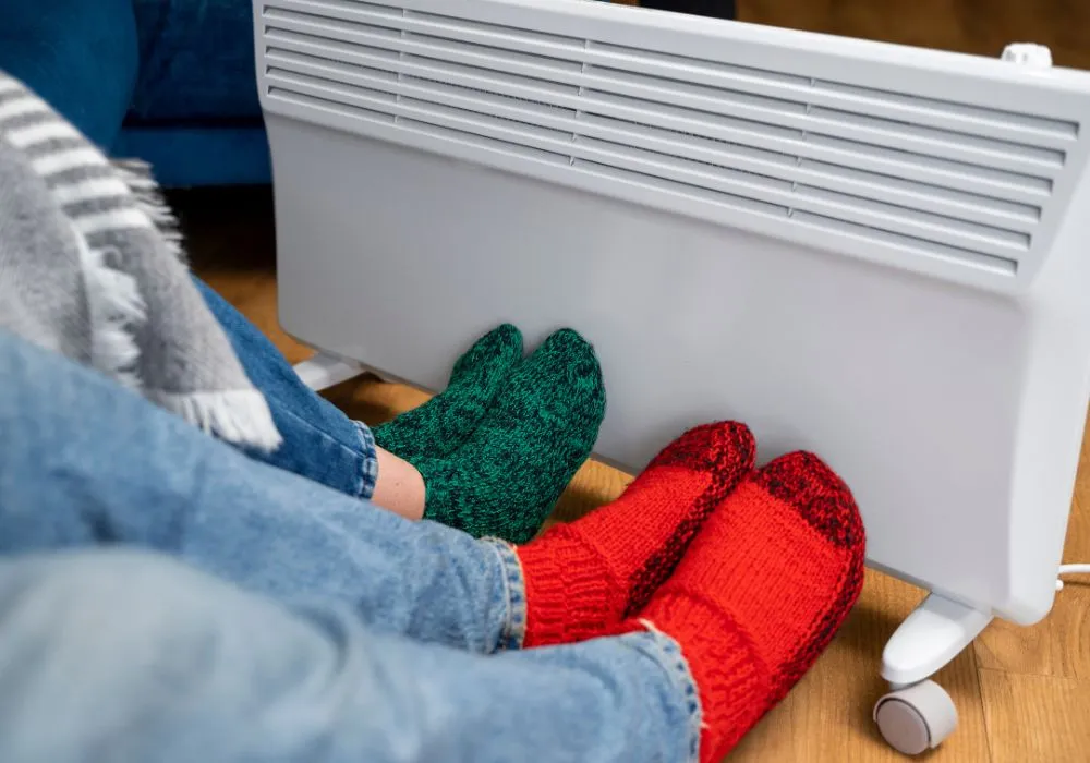 Furnace maintenance tools and service report prepared for a Surrey home visit
